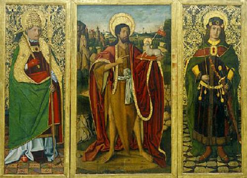 Miguel Ximenez Saint John the Baptist; Saint Fabian and Saint Sebastian oil painting image